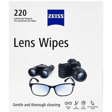 Green Rabbit Zeiss Pre-Moistened Lens Wipes For Lens, Glasses - Pre-moistened, Disposable - 220 / Carton
