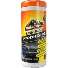 Armor All Original Car Protectant Wipes For Car, Automotive, Plastic - Disposable, UV Resistant, Lint-free, Crack Resistant, Fade Resistant, Discoloration Resistant - Multi - 6 / Carton