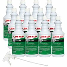 Betco Forest 5 Cleaner For Multipurpose - Ready-To-Use - Foam - 32 oz (2 lb) - Recommended For: Soil Remover, Soap Scum Remover, Oil Remover - Versatile - Straw - 12 / Carton