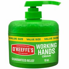 O'Keeffe's Working Hands Hand Cream Pump Cream - For Dry Skin - Applicable on Hand - Skin - Moisturising, Non-greasy, Unscented - 1 Each
