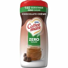 Coffee mate Sugar Free Chocolate Creamer Chocolate Crème Flavor - 0.64 lb (10.20 oz) - 140 ServingCanister - 6 / Carton