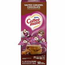 Coffee mate Salted Caramel Choc. Creamers Salted Caramel Chocolate Flavor - 1 Serving - 50/Box - 4 / Carton