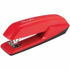Swingline 545 Standard Desktop Stapler Staples Upto 20 Sheet - Rio Red - 1 Each