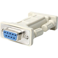StarTech.com Serial Null Modem Adapter - F/F 1 x 9-pin DB-9 Female - 1 x 9-pin DB-9 Female - White - 1 Each