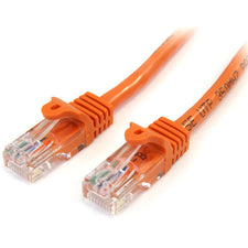StarTech.com Cat. 5E UTP Patch Cable 15 ft Category 5e Network Cable - First End: 1 x RJ-45 - Male - Second End: 1 x RJ-45 - Male - Patch Cable - Orange - 1 Each
