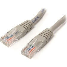 StarTech.com Cat. 5E UTP Patch Cable 35 ft Category 5e Network Cable - First End: 1 x RJ-45 - Male - Second End: 1 x RJ-45 - Male - Patch Cable - Gray - 1 Each