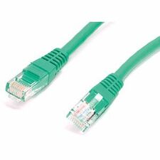 StarTech.com Cat. 5E UTP Patch Cable 1 ft Category 5e Network Cable - First End: 1 x RJ-45 - Male - Second End: 1 x RJ-45 - Male - Patch Cable - Green - 1 Each