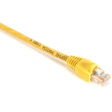 Black Box GigaBase Cat.5e UTP Patch Network Cable 20 ft Category 5e Network Cable for Patch Panel, Wallplate, Network Device - First End: 1 x RJ-45 Network - Male - Second End: 1 x RJ-45 Network - Male - 1 Gbit/s - Patch Cable - Gold Plated Contact - CM -