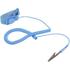 StarTech.com ESD Anti Static Wrist Strap Band with Grounding Wire Adjustable - 0.6" Height x 0.6" Width x 70.8" Length - Blue - Elastic - 1 Each - TAA Compliant