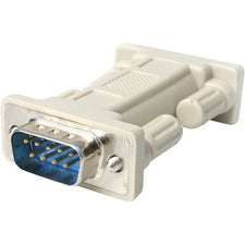 StarTech.com Serial Null Modem Adapter - M/M 1 x 9-pin DB-9 Male - 1 x 9-pin DB-9 Male - Beige - 1 Each