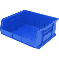 Akro-Mils Akrobins Storage Bin 7" Height x 16.50" Width x 14.80" Depth - Unbreakable, Water Proof, Stackable, Corrosion Proof - Blue - Polymer - 1 Each