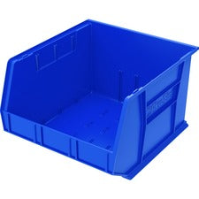Akro-Mils Akrobins Storage Bin 11" Height x 16.50" Width x 18" Depth - Unbreakable, Water Proof, Stackable, Corrosion Proof - Blue - Polymer - 1 Each