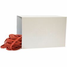 Alliance Rubber SuperSize Industrial-Strength Large Rubber Bands Size: Large - 12" Length x 0.3" Width - Reusable, Elastic, Heavy Duty, Strong, Stretchable - Latex - Red - 50 / Box