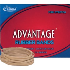 Alliance Rubber Advantage Rubber Bands Size: #33 - 3.5" Length x 0.1" Width - Stretchable, Elastic - Natural Crepe - 150 / Box