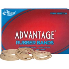 Alliance Rubber Advantage Rubber Bands Size: #54 - Stretchable, Elastic - Natural Crepe - 1 Box