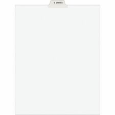 Avery® Individual Legal Exhibit Dividers - Avery Style - Unpunched 25 x Divider(s) - 25 Printed Tab(s) - Character - EXHIBIT C - 1 Tab(s)/Set - 8.5" Divider Width x 11" Divider Length - Letter - White Paper Divider - White Tab(s) - 20% Recycled - Rein