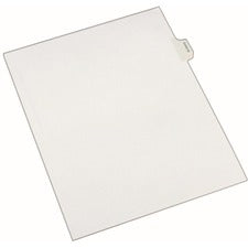 Avery® Index Divider 25 x Divider(s) - Side Tab(s) - Exhibit M - 1 Tab(s)/Set - 8.5" Divider Width x 11" Divider Length - Legal - 8.50" Width x 11" Length - White Paper Divider - 20% Recycled - 25 / Pack