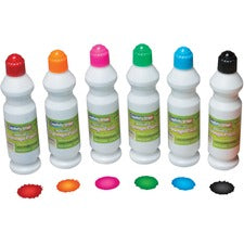 Creativity Street Sponge Paint Set 6 Color(s) - Assorted - 2.20 oz - Washable - 6 / Set