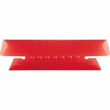 Pendaflex Hanging Folder Plastic Insertable Tabs 25 Tab(s) - 3 Tab(s)/Set - 3.50" Tab Width - Red Plastic Tab(s) - 10% Recycled - 25 / Pack