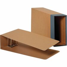 Pendaflex Columbia Binding Cases External Dimensions: 9.5" Width x 15.9" Depth x 4.6" Height - Media Size Supported: Legal - Fiberboard, Kraft - Brown - For Document - Recycled - 1 Each
