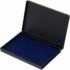 Charles Leonard Nontoxic Foam Ink Pads 2.8" Width x 4.3" Length - Foam Pad - Blue Ink - Blue - 1 Each