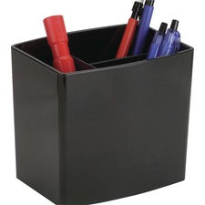 Officemate 2200 Series Large Pencil Cup 4.5" Height x 5" Width x 3.8" Depth - Plastic - Black - 1 Each