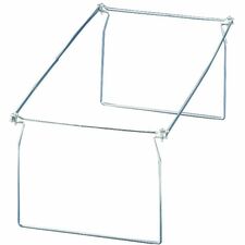 Officemate Hanging Folder Frames Letter - 24" to 27" Long - Steel - Stainless Steel - 6 / Box