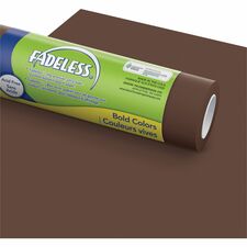 Fadeless Bulletin Board Art Paper ClassRoom Project, Home Project, Office Project - 48" Width x 50 ft Length - Brown - 1 Roll