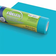 Fadeless Bulletin Board Art Paper ClassRoom Project, Home Project, Office Project - 48" Width x 50 ft Length - Azure Blue - 1 Roll