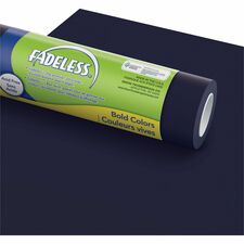 Fadeless Bulletin Board Art Paper ClassRoom Project, Home Project, Office Project - 3" Height x 48" Width x 50 ft Length - Rich Blue - 1 Roll