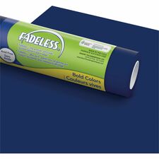 Fadeless Bulletin Board Art Paper ClassRoom Project, Home Project, Office Project - 48" Width x 50 ft Length - Royal Blue - 1 Roll