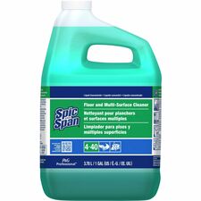 Spic and Span Floor and Multi-Surface Cleaner Concentrate Liquid - 128 fl oz (4 quart) - 1 Each - Green