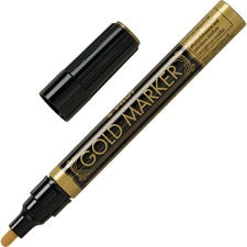 Pilot Creative Permanent Markers 1 mm Medium Marker Point - Gold Ink - Gold Barrel - 1 Each