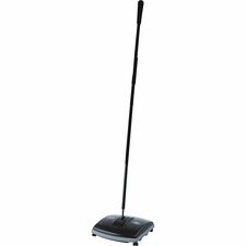 Rubbermaid Commercial Floor/Carpet Sweeper Nylon Bristle - 6.50" Brush Face - 9.5" Overall Length - Plastic Handle - Gray - 1 Each