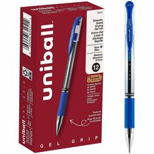 uniball™ Signo Gelstick Gel Pen 0.7 mm Medium Pen Point - Blue Ink - Gel-based, Pigment-based - Stainless Steel Tip - Office, Home, Classroom, Writing, Document - 1 Each