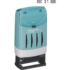 Xstamper VersaDater Small Type Date Stamp Message/Date Stamp - FAXED, PAID, RECEIVED - 0.87" Impression Width x 0.12" Impression Length - Black - Recycled - 1 Each