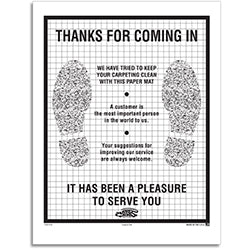 Poly-Back Floor Mats 250 / BX