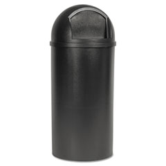 Marshal Classic Container, 15 gal, Plastic, Brown