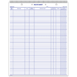 Route Sheets - RS-547-SB (1 Book) 50 / BK