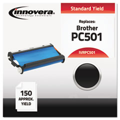 Alternative for with PC501 Thermal Transfer, 150 Page-Yield, Black