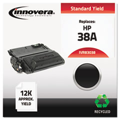 Alternative for Q1338A (38A) Laser Toner, 12000 Yield, Black