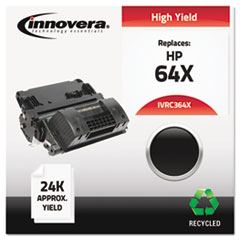 Alternative for CC364X (64X) Laser Toner, 24000 Yield, Black