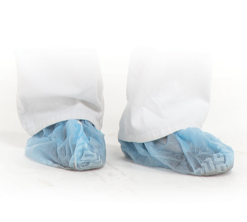Safebasics™ Shoe Covers - Non-Conductive -bundled in 10's Blue