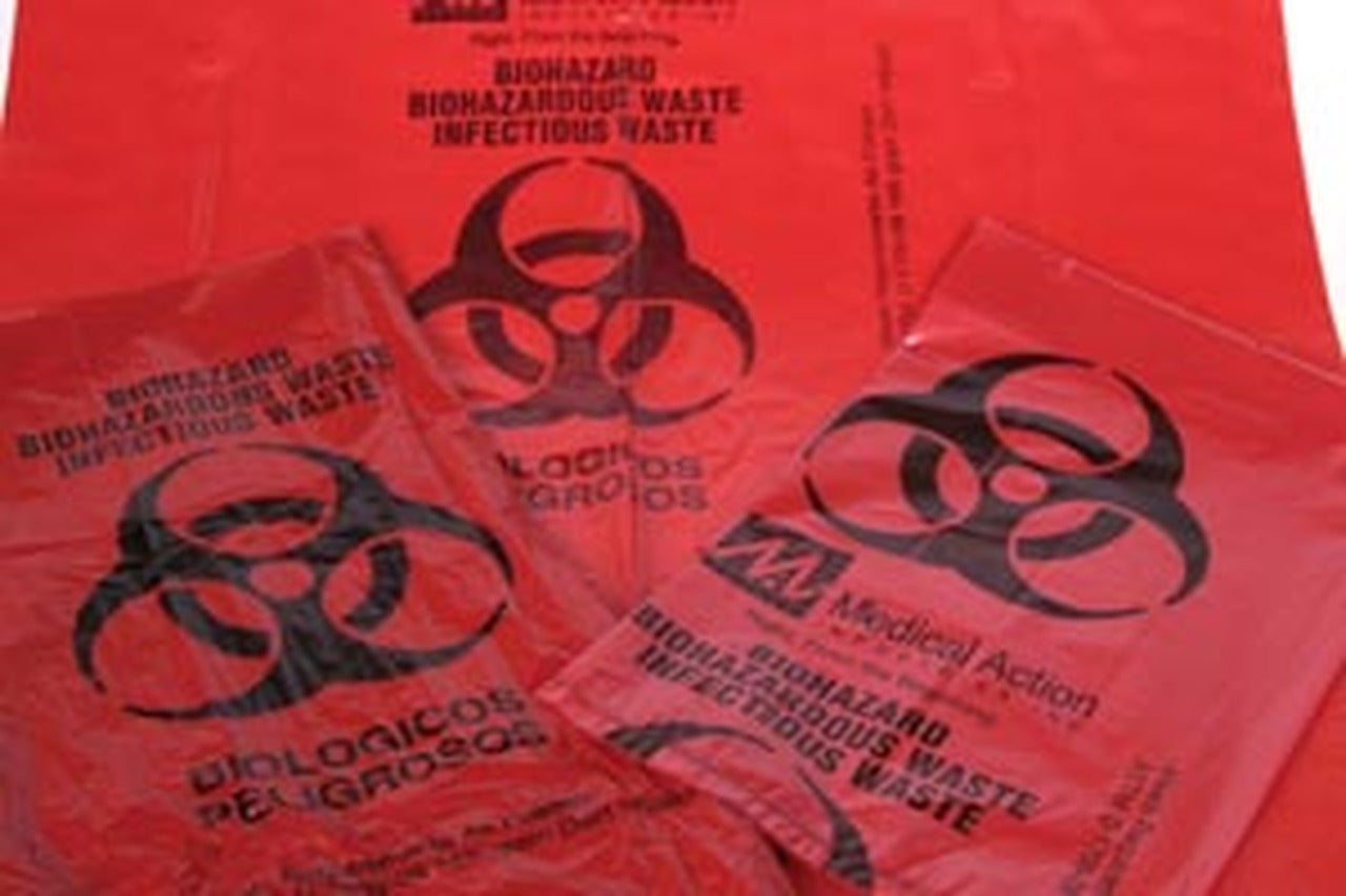 Bag: Bio 25X34 1.2Ml Red Pr Pre Pak 200/