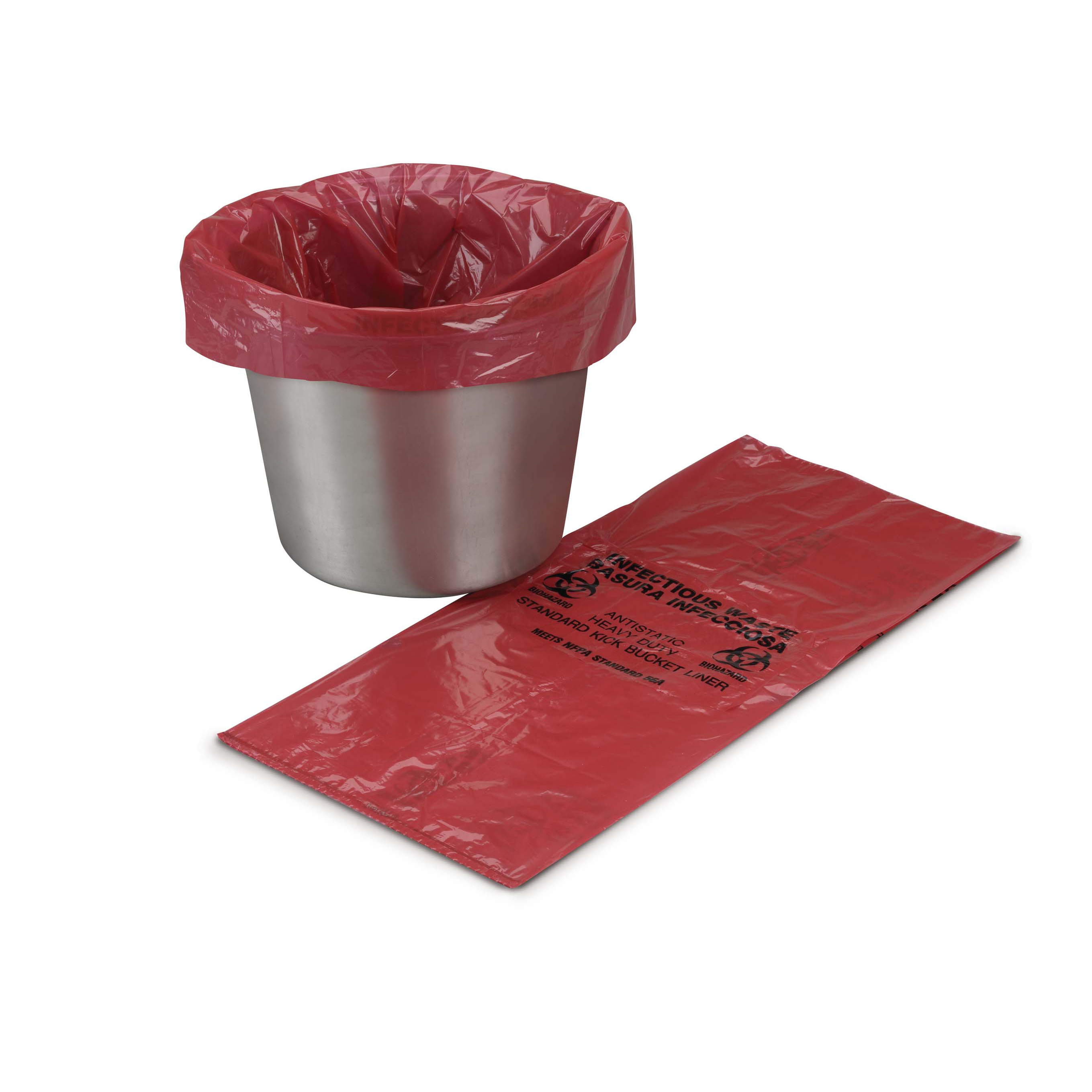Bag: Astat 12X8X24 1.3Ml Red Pr 500/Cs