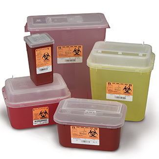 Sharp: Stack 2 Gal Red Dome Lid 10/cs24p