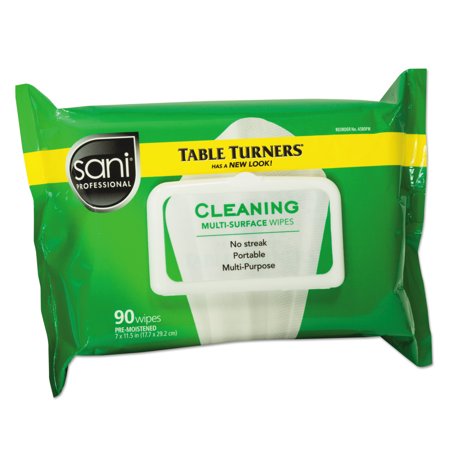 A580FW: SANI PROFESSIONAL BRAND TABLE TURNERS 80/PK 12PK/CA