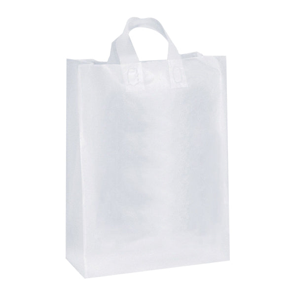 Frosted Shopping Bag, 8W x 4D x 10h