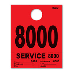 4 Part Heavy-Brite - Red 8000-8999 1000 / PK