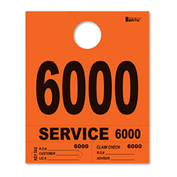 4 Part Heavy-Brite - Orange 6000-6999 1000 / PK